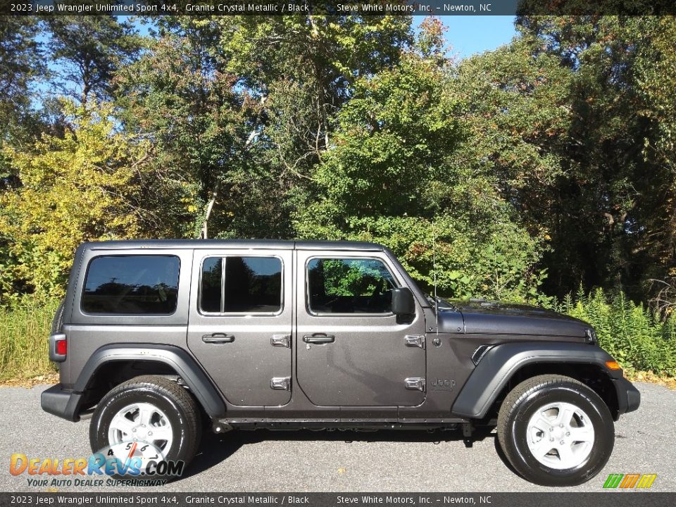 Granite Crystal Metallic 2023 Jeep Wrangler Unlimited Sport 4x4 Photo #5