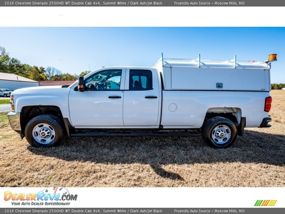 2016 Chevrolet Silverado 2500HD WT Double Cab 4x4 Summit White / Dark Ash/Jet Black Photo #7