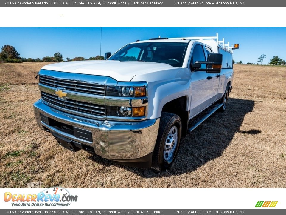 2016 Chevrolet Silverado 2500HD WT Double Cab 4x4 Summit White / Dark Ash/Jet Black Photo #8