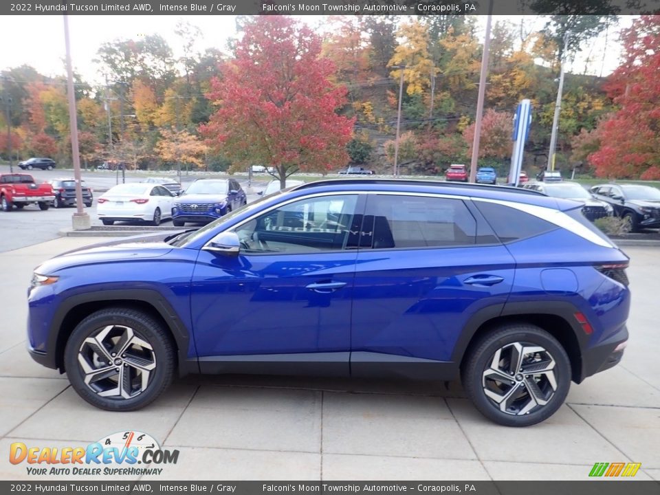 2022 Hyundai Tucson Limited AWD Intense Blue / Gray Photo #6