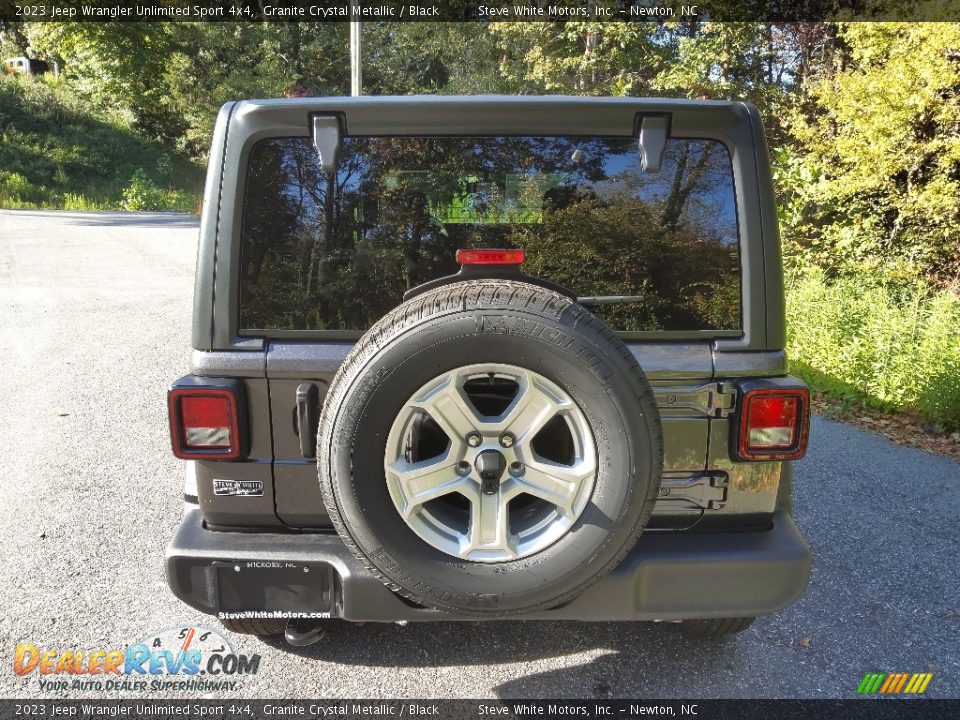 2023 Jeep Wrangler Unlimited Sport 4x4 Granite Crystal Metallic / Black Photo #7