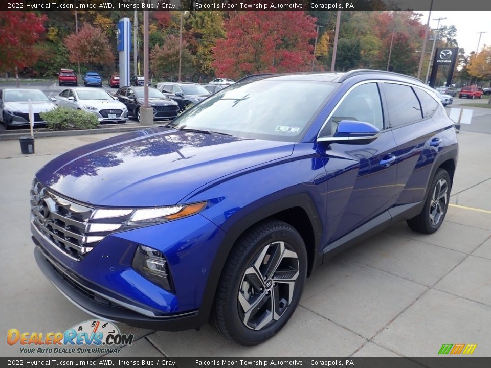 2022 Hyundai Tucson Limited AWD Intense Blue / Gray Photo #7