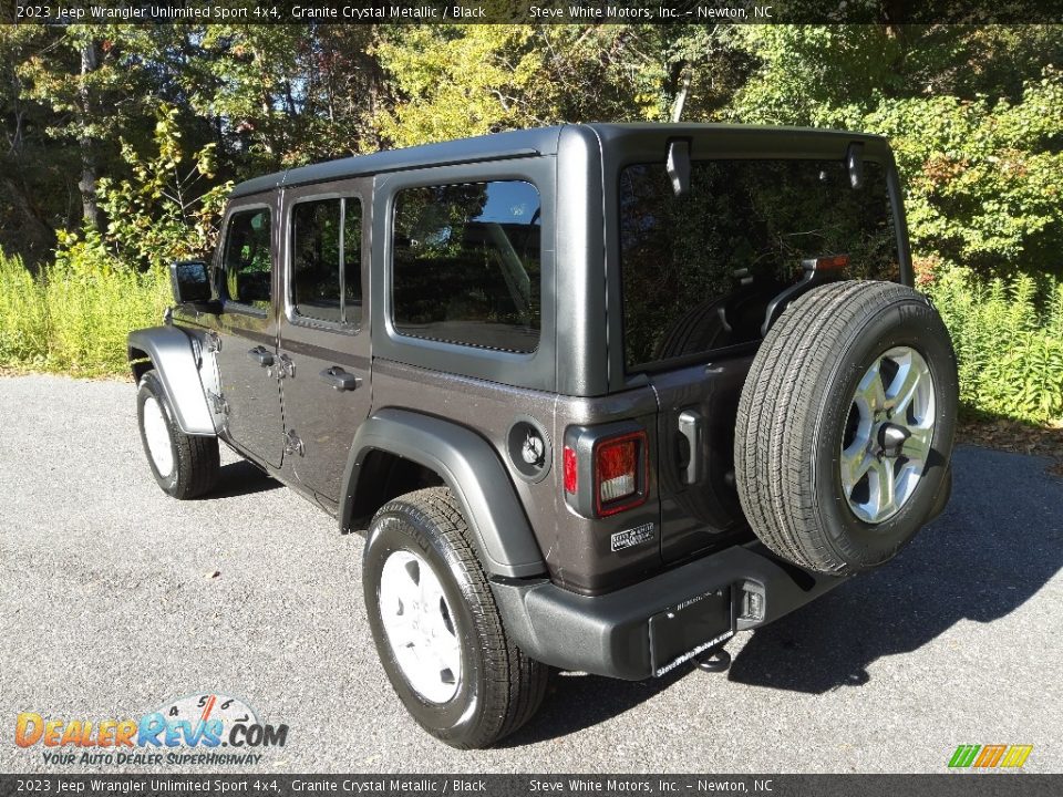 2023 Jeep Wrangler Unlimited Sport 4x4 Granite Crystal Metallic / Black Photo #8