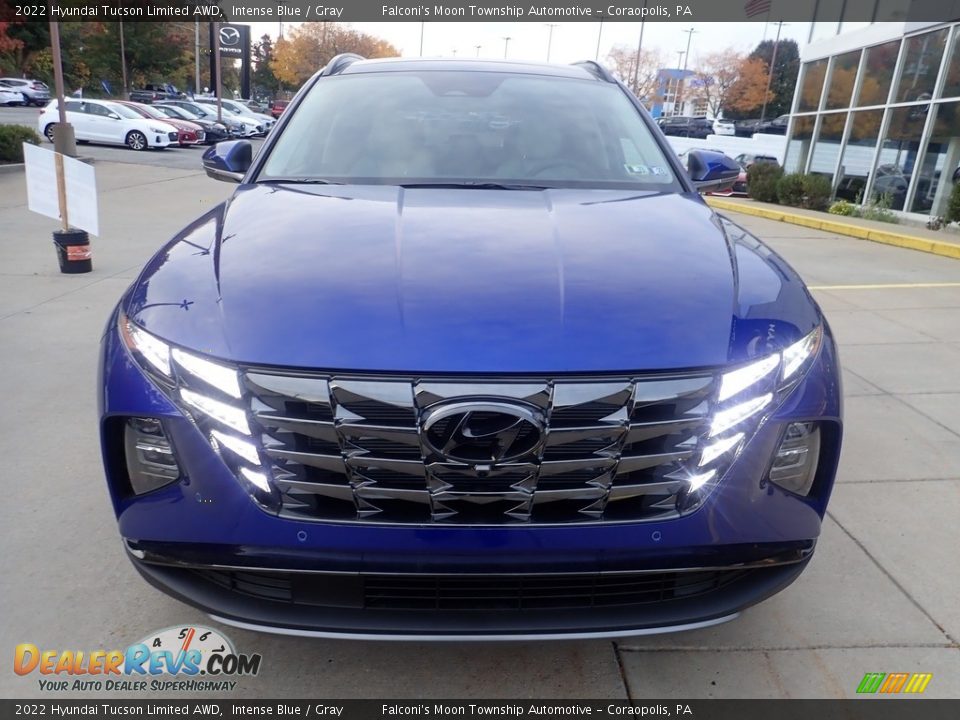 2022 Hyundai Tucson Limited AWD Intense Blue / Gray Photo #8