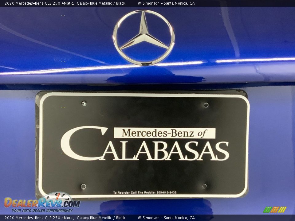 2020 Mercedes-Benz GLB 250 4Matic Galaxy Blue Metallic / Black Photo #10