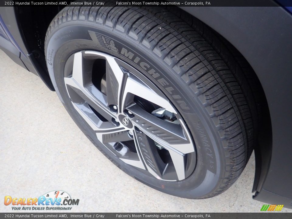 2022 Hyundai Tucson Limited AWD Intense Blue / Gray Photo #10