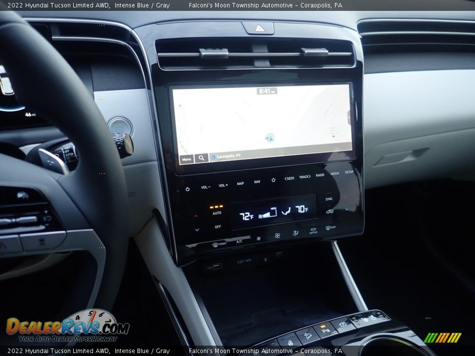 2022 Hyundai Tucson Limited AWD Intense Blue / Gray Photo #17
