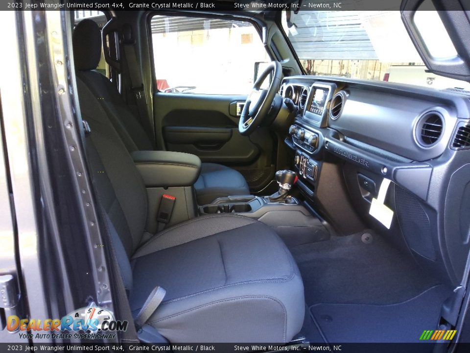 2023 Jeep Wrangler Unlimited Sport 4x4 Granite Crystal Metallic / Black Photo #16