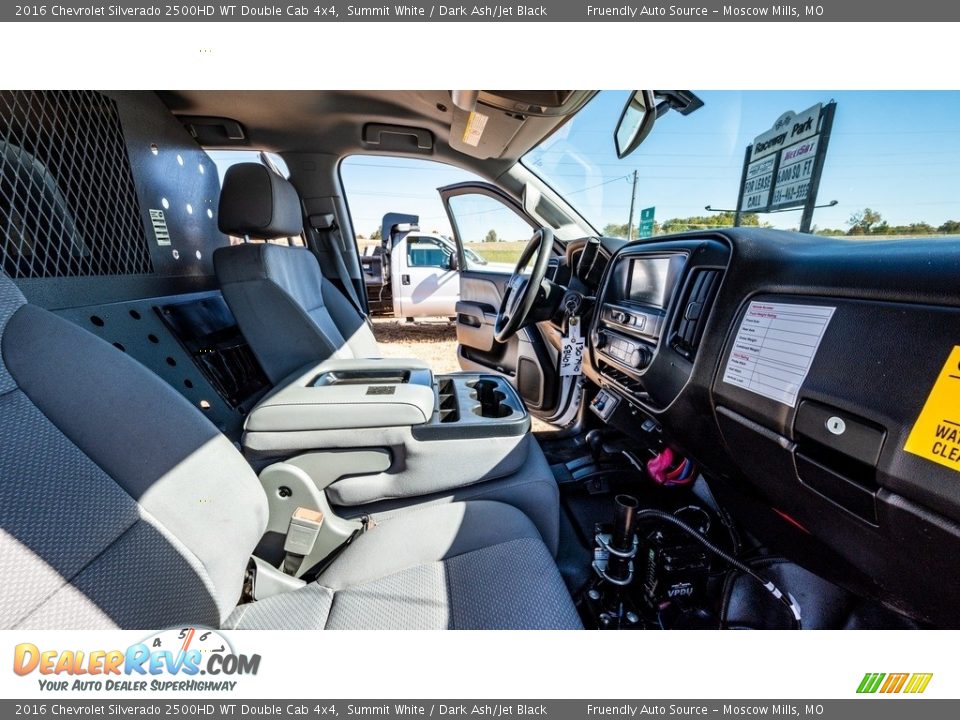 2016 Chevrolet Silverado 2500HD WT Double Cab 4x4 Summit White / Dark Ash/Jet Black Photo #23