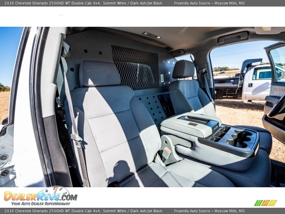 2016 Chevrolet Silverado 2500HD WT Double Cab 4x4 Summit White / Dark Ash/Jet Black Photo #24