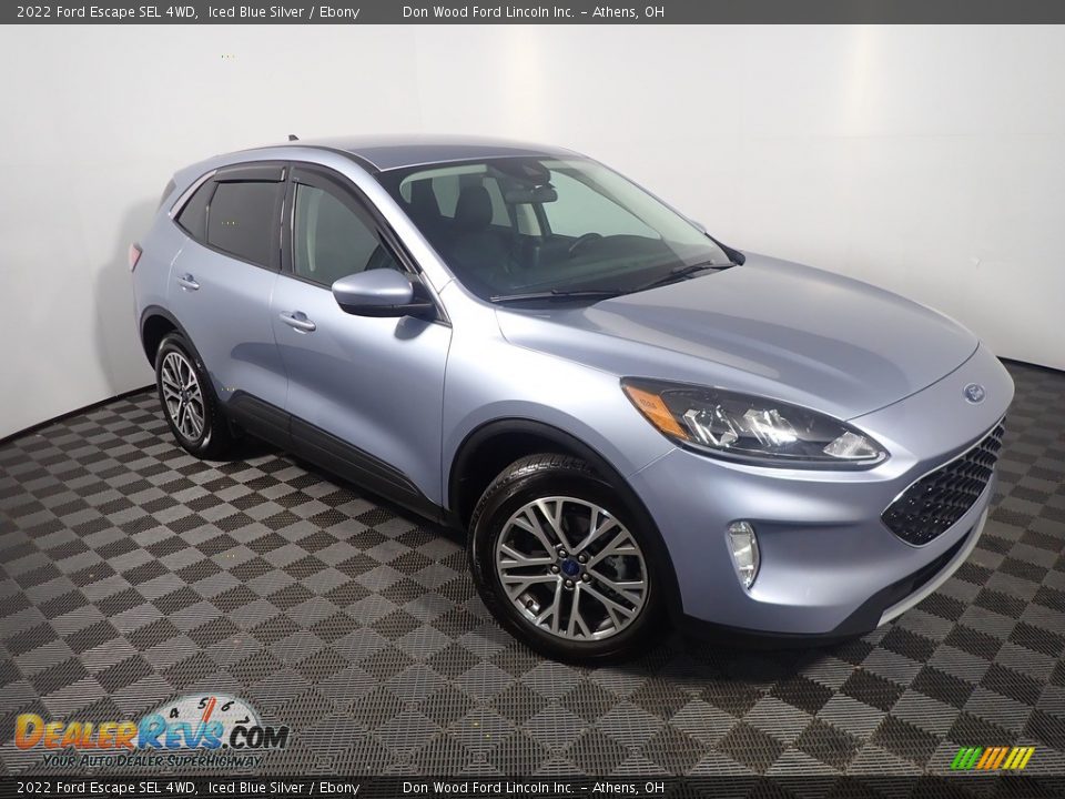 2022 Ford Escape SEL 4WD Iced Blue Silver / Ebony Photo #3