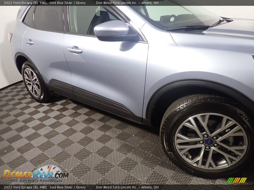 2022 Ford Escape SEL 4WD Iced Blue Silver / Ebony Photo #4