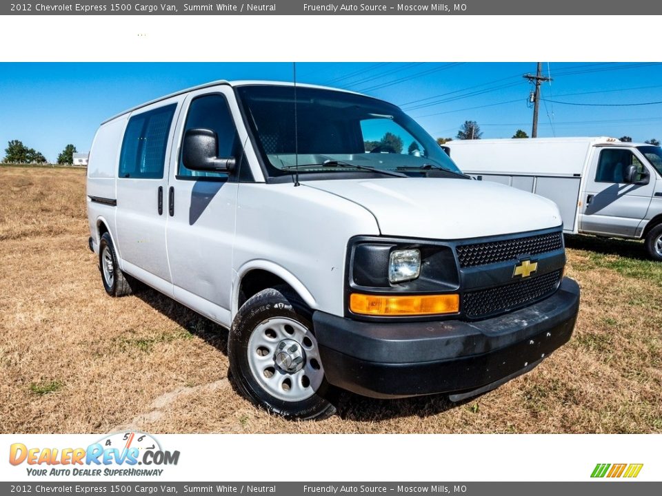 2012 Chevrolet Express 1500 Cargo Van Summit White / Neutral Photo #1