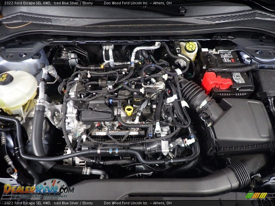 2022 Ford Escape SEL 4WD Iced Blue Silver / Ebony Photo #7