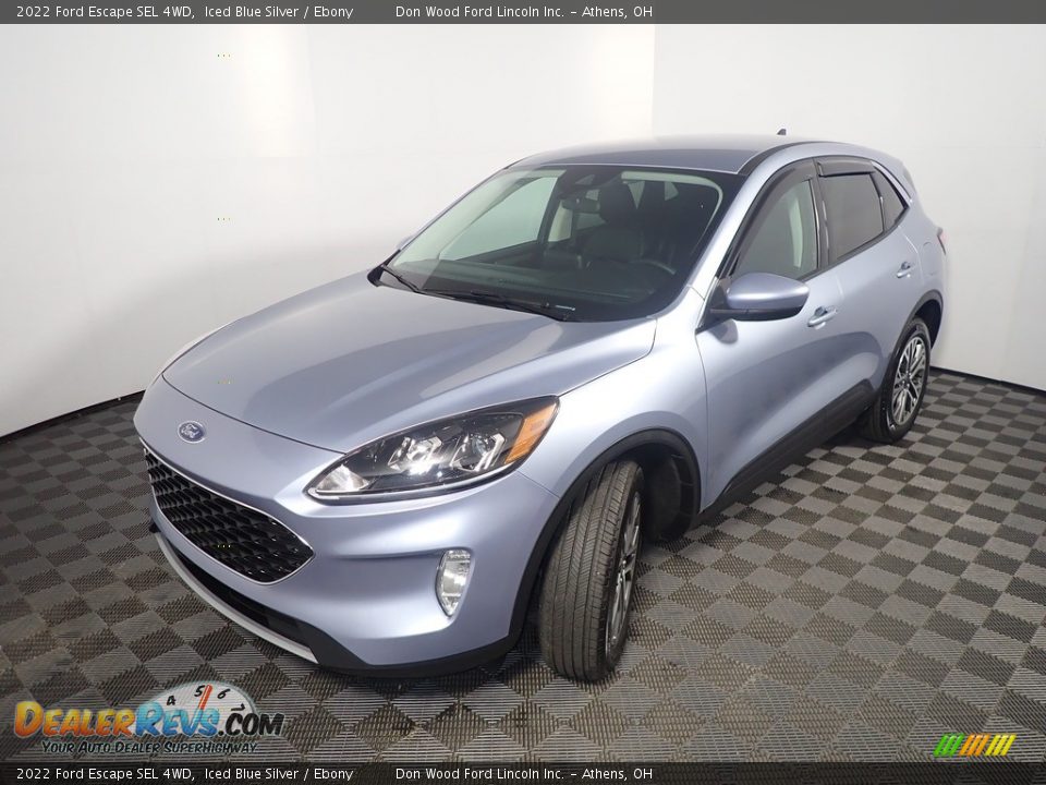 2022 Ford Escape SEL 4WD Iced Blue Silver / Ebony Photo #9