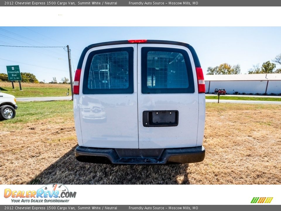 2012 Chevrolet Express 1500 Cargo Van Summit White / Neutral Photo #5