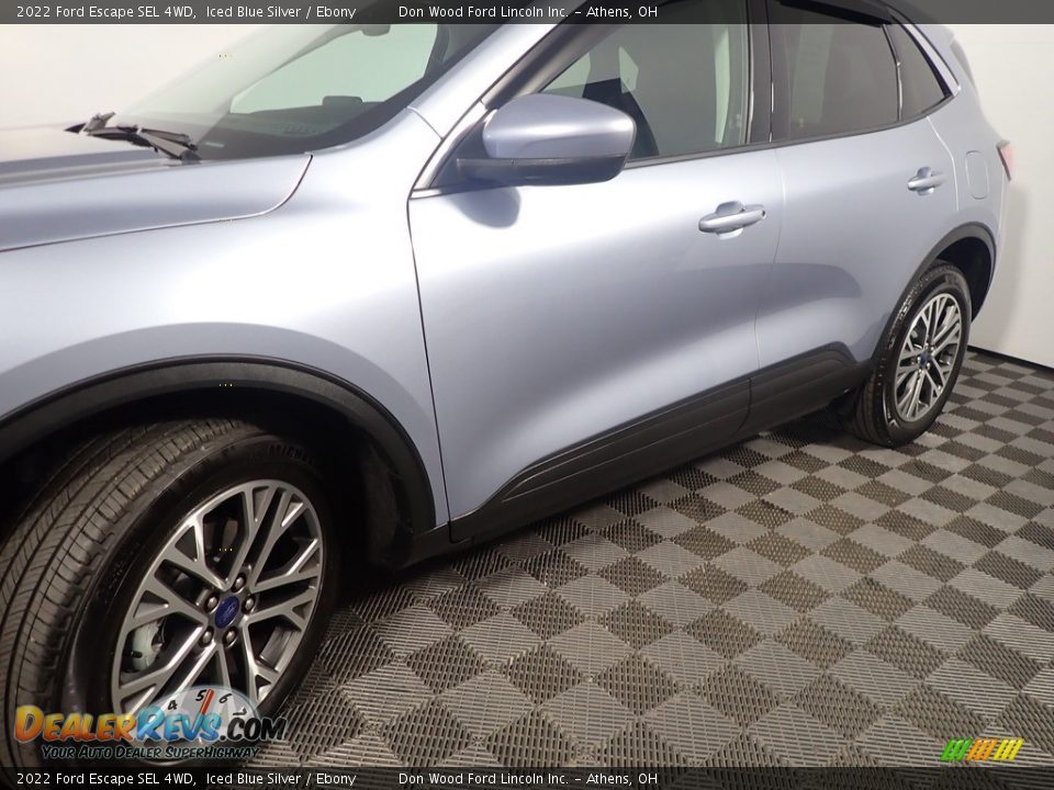 2022 Ford Escape SEL 4WD Iced Blue Silver / Ebony Photo #10
