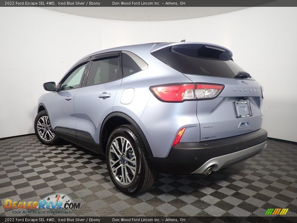 2022 Ford Escape SEL 4WD Iced Blue Silver / Ebony Photo #11