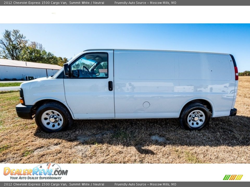 2012 Chevrolet Express 1500 Cargo Van Summit White / Neutral Photo #7