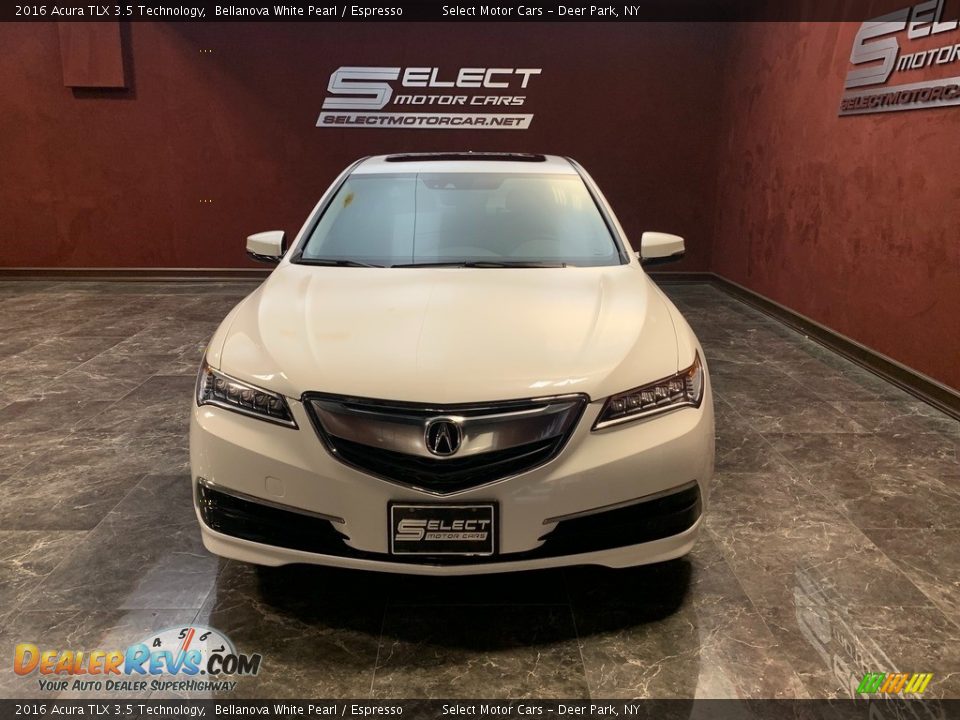 2016 Acura TLX 3.5 Technology Bellanova White Pearl / Espresso Photo #2