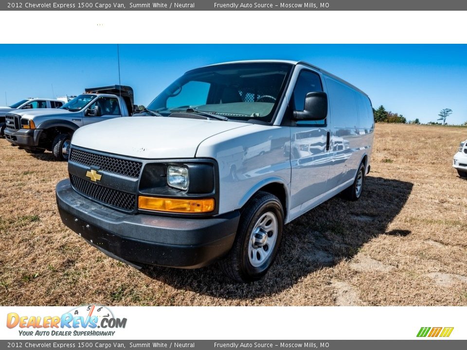 2012 Chevrolet Express 1500 Cargo Van Summit White / Neutral Photo #8