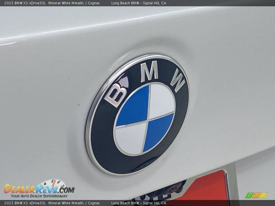 2023 BMW X3 sDrive30i Mineral White Metallic / Cognac Photo #7