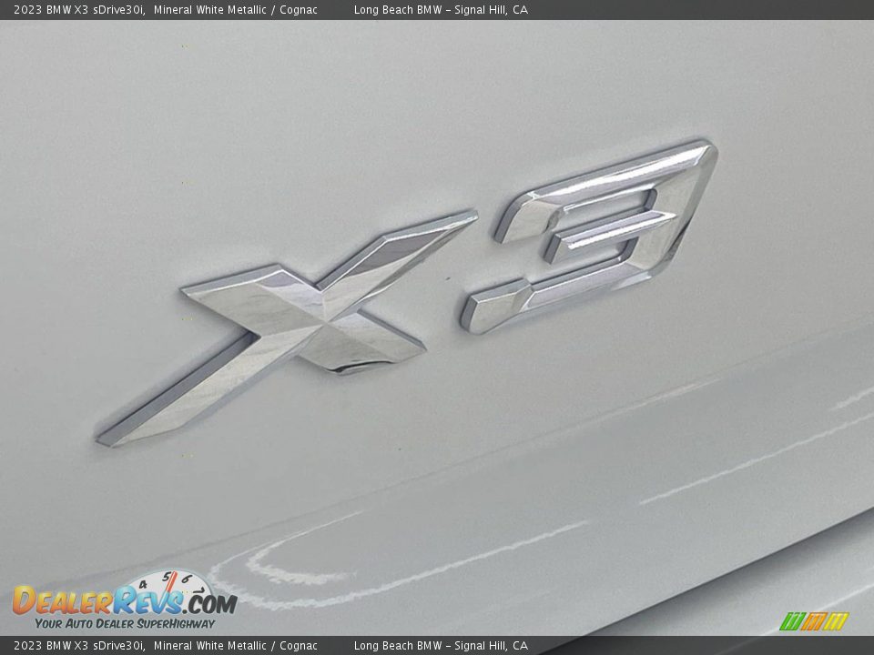 2023 BMW X3 sDrive30i Mineral White Metallic / Cognac Photo #8