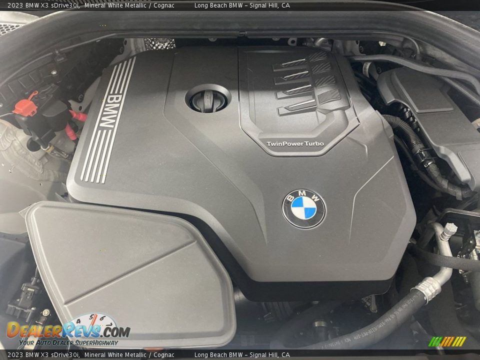 2023 BMW X3 sDrive30i Mineral White Metallic / Cognac Photo #9