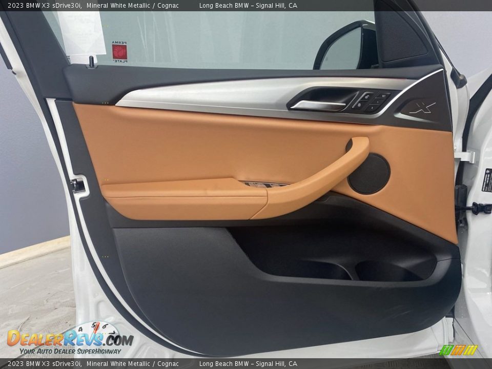 2023 BMW X3 sDrive30i Mineral White Metallic / Cognac Photo #10