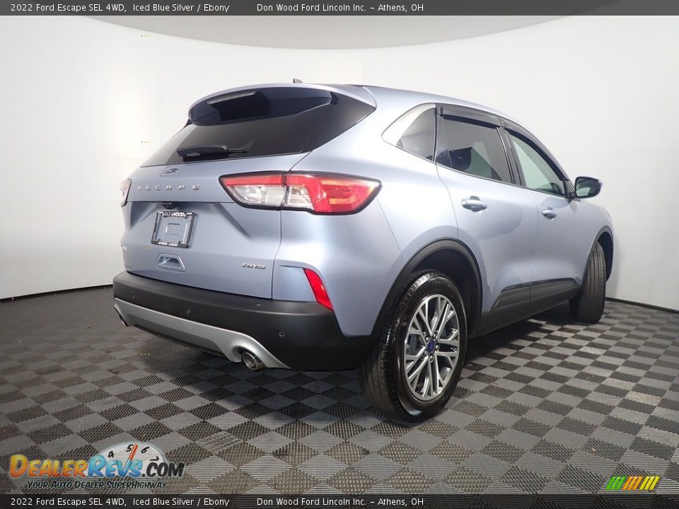 2022 Ford Escape SEL 4WD Iced Blue Silver / Ebony Photo #17