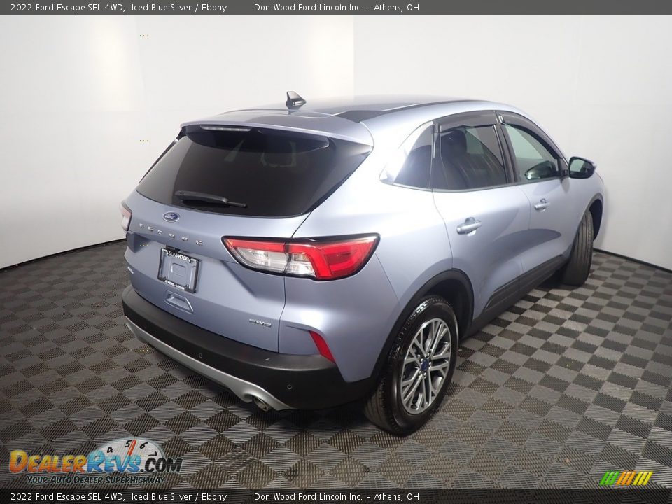 2022 Ford Escape SEL 4WD Iced Blue Silver / Ebony Photo #18