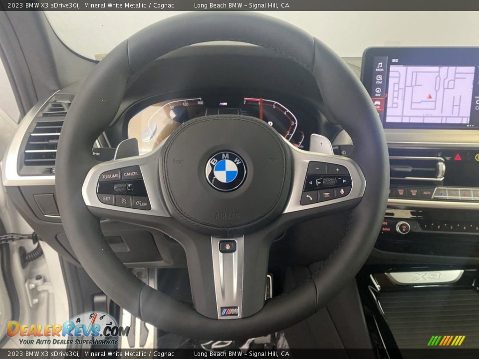 2023 BMW X3 sDrive30i Mineral White Metallic / Cognac Photo #14