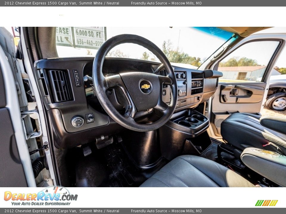 2012 Chevrolet Express 1500 Cargo Van Summit White / Neutral Photo #19