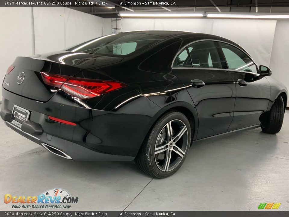 2020 Mercedes-Benz CLA 250 Coupe Night Black / Black Photo #5