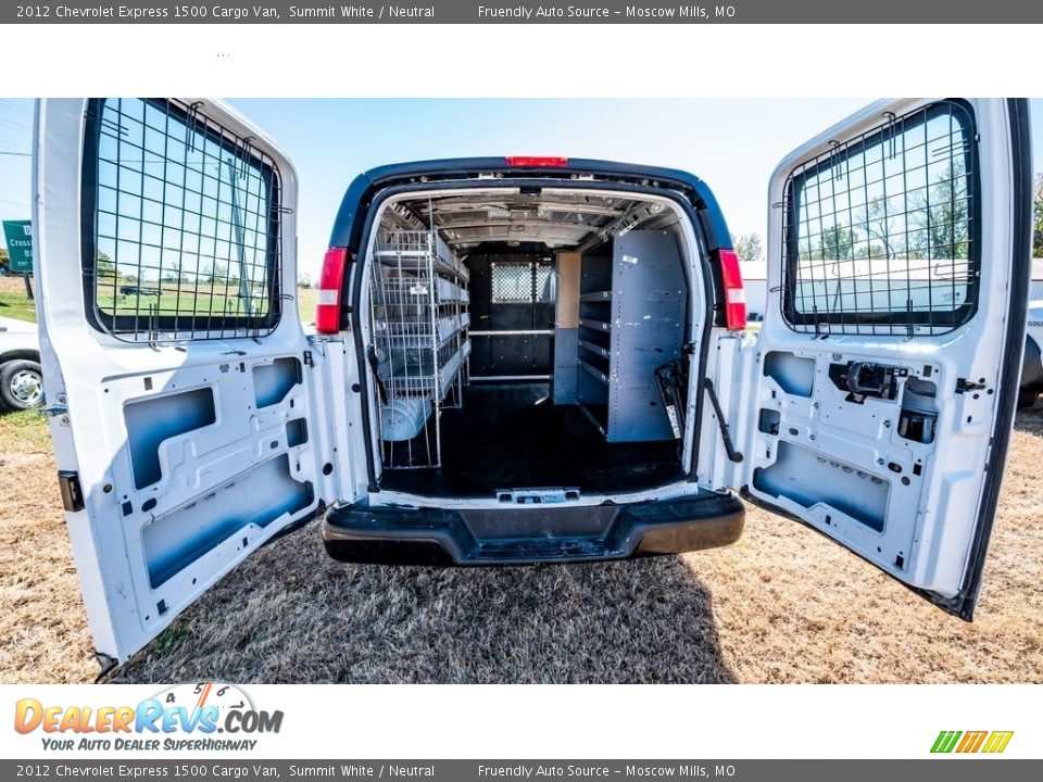 2012 Chevrolet Express 1500 Cargo Van Summit White / Neutral Photo #20