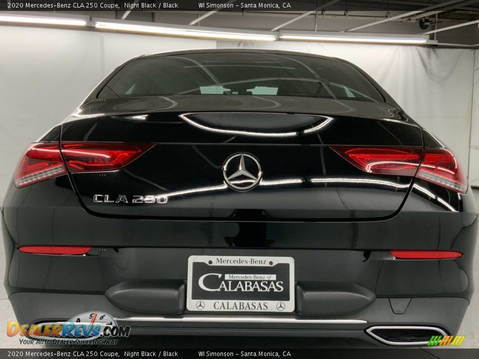 2020 Mercedes-Benz CLA 250 Coupe Night Black / Black Photo #7