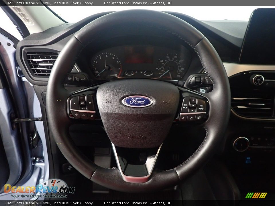 2022 Ford Escape SEL 4WD Iced Blue Silver / Ebony Photo #27