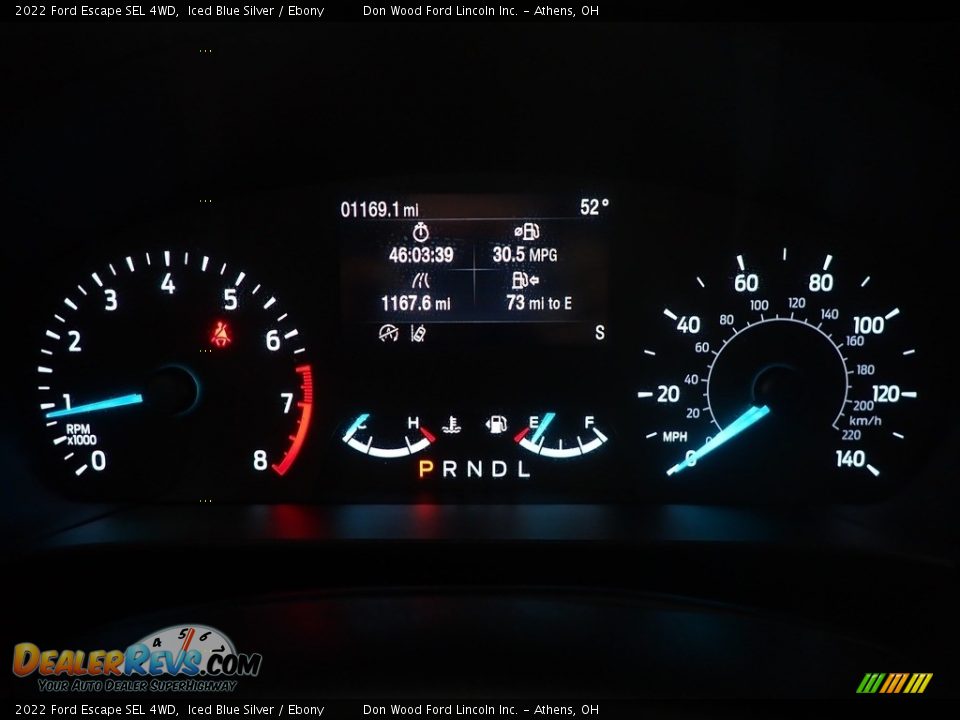 2022 Ford Escape SEL 4WD Iced Blue Silver / Ebony Photo #28