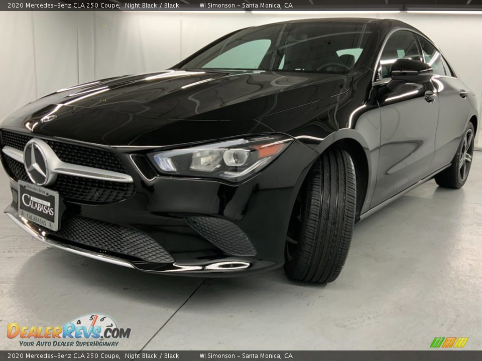 2020 Mercedes-Benz CLA 250 Coupe Night Black / Black Photo #14