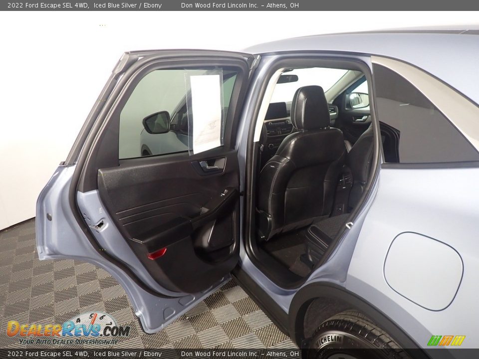 2022 Ford Escape SEL 4WD Iced Blue Silver / Ebony Photo #34