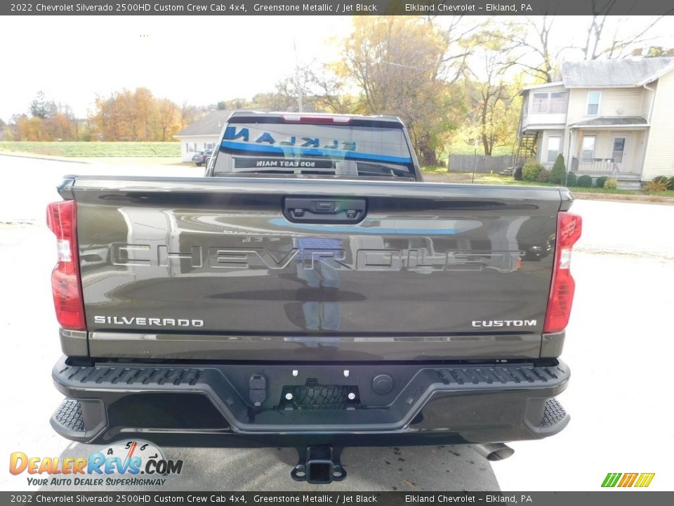 2022 Chevrolet Silverado 2500HD Custom Crew Cab 4x4 Greenstone Metallic / Jet Black Photo #9