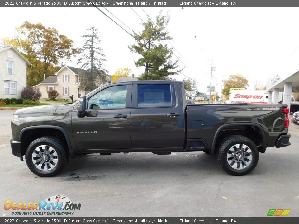 Greenstone Metallic 2022 Chevrolet Silverado 2500HD Custom Crew Cab 4x4 Photo #12