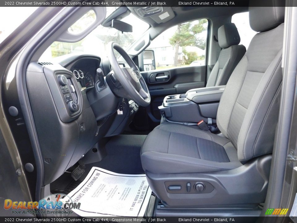 Jet Black Interior - 2022 Chevrolet Silverado 2500HD Custom Crew Cab 4x4 Photo #21