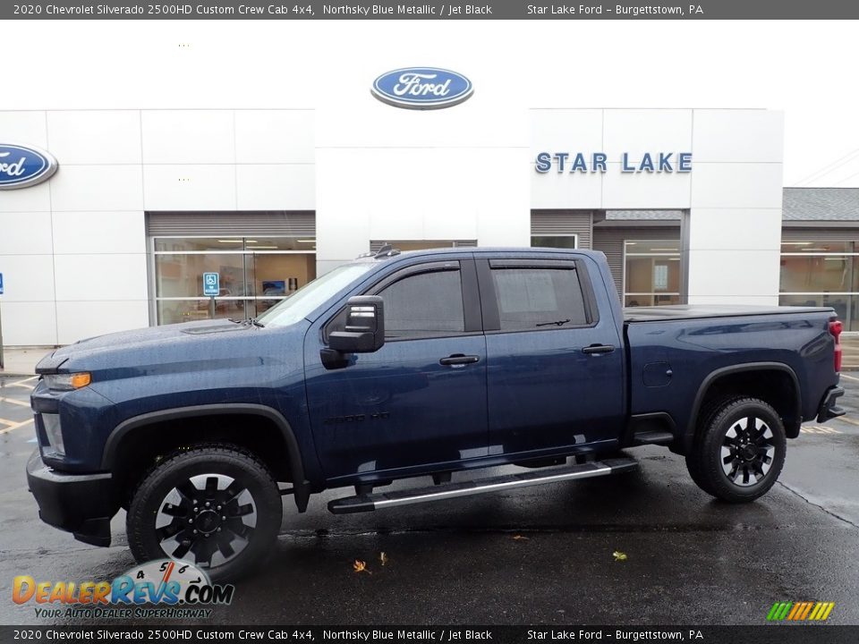 2020 Chevrolet Silverado 2500HD Custom Crew Cab 4x4 Northsky Blue Metallic / Jet Black Photo #1