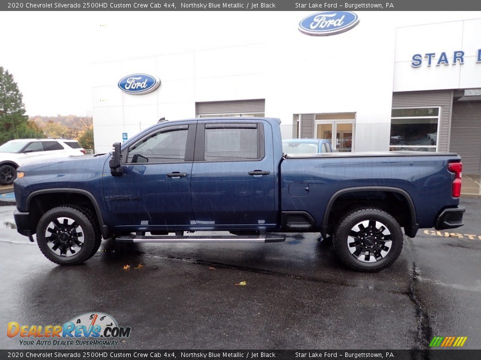 2020 Chevrolet Silverado 2500HD Custom Crew Cab 4x4 Northsky Blue Metallic / Jet Black Photo #2