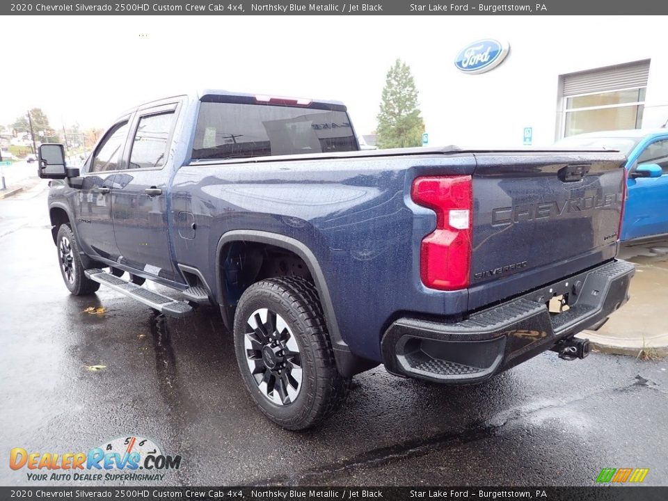 2020 Chevrolet Silverado 2500HD Custom Crew Cab 4x4 Northsky Blue Metallic / Jet Black Photo #3