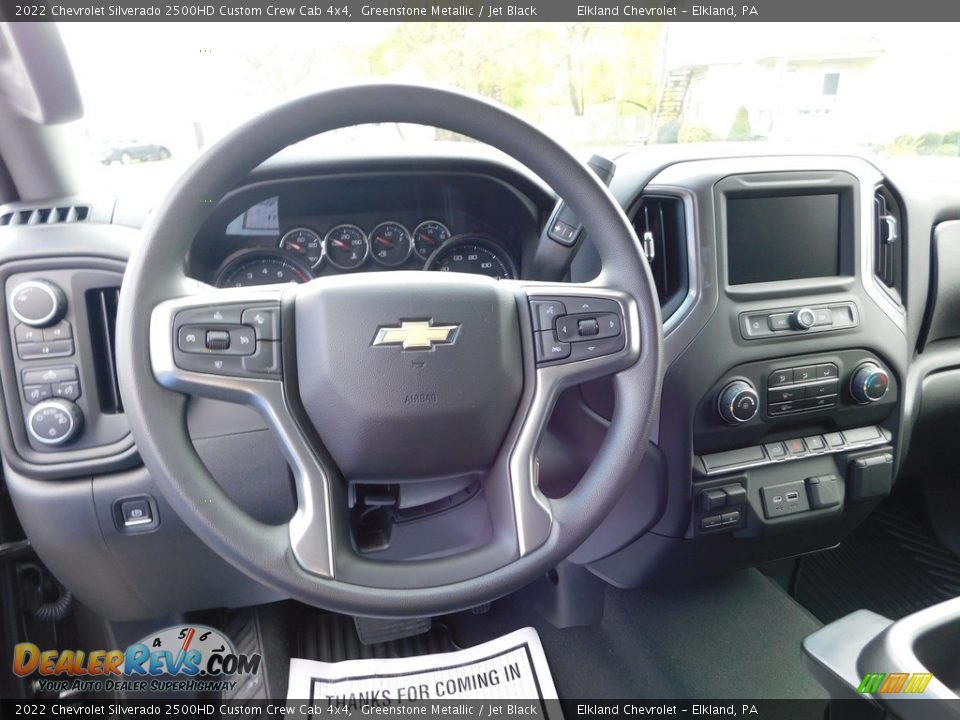 2022 Chevrolet Silverado 2500HD Custom Crew Cab 4x4 Steering Wheel Photo #25