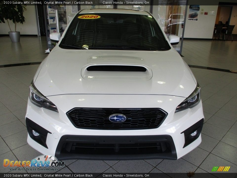 2020 Subaru WRX Limited Crystal White Pearl / Carbon Black Photo #2