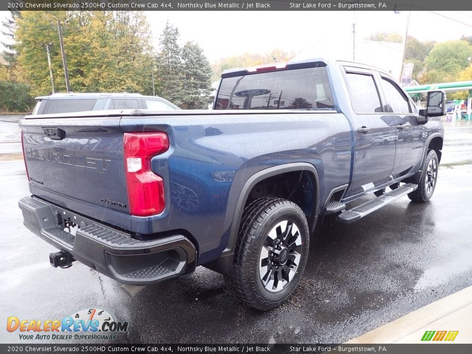 2020 Chevrolet Silverado 2500HD Custom Crew Cab 4x4 Northsky Blue Metallic / Jet Black Photo #5