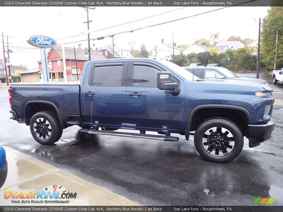 2020 Chevrolet Silverado 2500HD Custom Crew Cab 4x4 Northsky Blue Metallic / Jet Black Photo #6